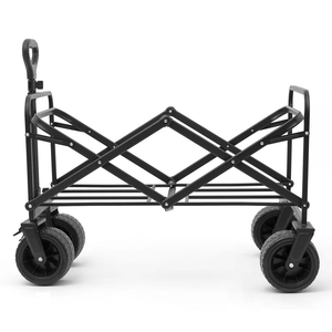 Carro plegable al por mayor para acampar al aire libre y carrito de playa con asientos OEM Estructura de contenedor enrollable personalizable - Product Image 3
