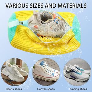 Anti-Deformation Waterproof Heavy Duty Detachable Single Travel Shoe Washing Bag for Washing Machine Large Capacity Bathroom - Product Image 2