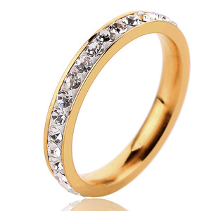 Anillo de Diamantes de 3 mm, Corte Brillante Redondo, Oro y Plata, Joyería Unisex para Uso Diario - Product Image 5