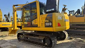 Excavatrice Komatsu PC120-6 d'occasion pas chère, 6,3 tonnes, mini-excavatrice haute performance, faible nombre d'heures de travail, à vendre, en stock - Product Image 5