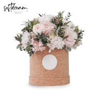 Boîte de fleurs éternelles en rose mélangée, élégante et faite à la main - Prix d'usine, décoration intérieure, Saint-Valentin et Thanksgiving