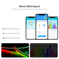 Contrôleur LED RGB IoT PWM 1 canal SP533E, contrôle par application, commande vocale Alexa Google Home, synchronisation musicale, DC5V-24V, garantie 3 ans