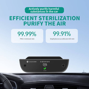 Purificateurs d'air portables en ABS avec capteur PM2.5, purificateur d'air intelligent automatique pour voiture, purificateur de voiture - Product Image 3