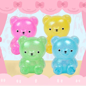 Nouveau jouet en peluche ours Joytpr à pression douce pour enfants, ours scintillant à presser, jouet anti-stress - Product Image 4