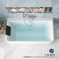 Baignoire autoportante ovale moderne pour, vente en gros d'usine, usage domestique, salle de bain, hôtel, projet villa