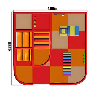 Parque Infantil Modular de Diseño Personalizado para Niños, Área de Juegos Suave Completa con Toboganes y Juguetes para Centro de Entretenimiento Familiar - Product Image 6