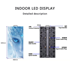 屋内ショッピングモール<span class=keywords><strong>LED</strong></span>ディスプレイP4.0磁気式前面メンテナンス広告ポスタースクリーンビデオウォールパネルHDステージスクリーン - Product Image 5