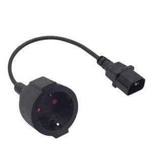 Cable de alimentación PDUC14 C13 a Cee hembra 16A con cable de cobre, cable de extensión con toma IEC para uso estándar en Europa - Product Image 5