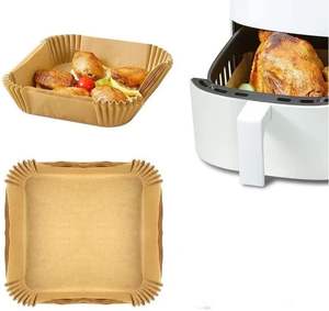 Top Seller 150 Pcs 8 Inch <b>Disposable</b> Non-stick Parchment Baking Filter Silicone <b>Air</b> <b>Fryer</b> <b>Disposable</b> Paper <b>Liner</b> for <b>Air</b> <b>Fryer</b> - Product Image 6