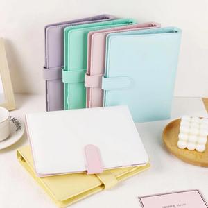 สมุดโน้ตปกหนัง PU สีมาการอง A5 แบบ DIY พร้อมคุณสมบัติสะสมโฟโต้การ์ด สำหรับใช้เป็นของแจก - Product Image 2