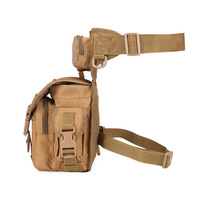 Borsa Tattica Impermeabile da Gamba, Marsupio a Tracolla in Tessuto Oxford, Sacchetto Mimetico da Gamba, Borsa a Spalla per Sport Outdoor