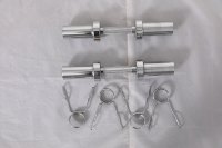 Ensemble de barres d'haltères en acier inoxydable de 20 kg avec plaques de poids réglables pour la compétition d'haltérophilie, équipement de fitness pour la salle de sport