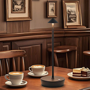 Lampe de chevet LED créative en forme de champignon pointu, style moderne et minimaliste, pour la décoration de la maison, lampe de table de restaurant, ambiance de chevet E14/E26 - Product Image 3