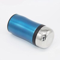 Recipiente Térmico para Alimentos Personalizado, Hermético, de Acero Inoxidable, con Aislamiento al Vacío, de Doble Pared, con Cuchara Plegable
