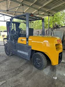 Chariot élévateur diesel TCM FD50 d'occasion d'origine avec excellent état de fonctionnement de haute qualité meilleur prix à vendre - Product Image 3