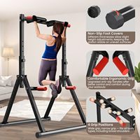 Station de traction pliable pour la maison, équipement de fitness en plein air, station de traction réglable, conception triangulaire pour les exercices de fitness