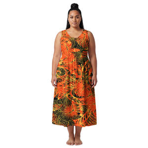 Vestidos Aloha con Diseño Sencillo y Casual para <span class=keywords><strong>Mujer</strong></span>, Logotipo Personalizado, <span class=keywords><strong>Ropa</strong></span> Polinesia Excelente, Vestido Samoano Elegante para <span class=keywords><strong>Mujer</strong></span> - Product Image 3