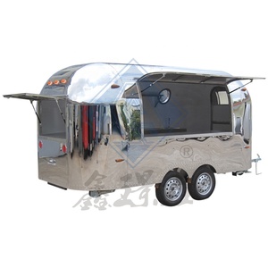 Được trang bị đầy đủ thép không gỉ di động thực phẩm Trailer dòng không khí cho Snack thực phẩm cho <span class=keywords><strong>Ice</strong></span> Cream hotdogs thực phẩm Trailer - Product Image 2