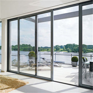 Puerta Plegable de Vidrio Esmerilado Impermeable con Diseño Gráfico de Aluminio Blanco, Puertas Corredizas de Vidrio Usadas <span class=keywords><strong>en</strong></span> <span class=keywords><strong>Venta</strong></span>, Puertas de Acordeón Modernas - Product Image 6