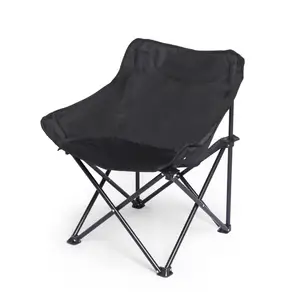 화이트 블랙 사용자 정의 컬러 로고 라이트 업 캠핑 문 의자 해변 낚시 야외 캠핑 의자