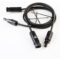 Sertifikasi CE Kabel Surya 1m/2m/3m/4m/5m 12AWG/10AWG dengan Konektor MC Male Female