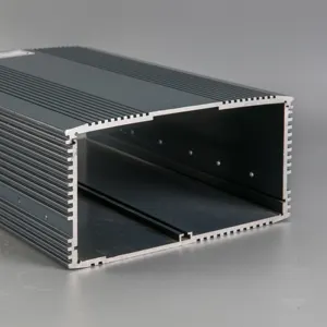 苏基铝制造商6063-T5铝空心型材，用于铝挤压盒粉末涂料