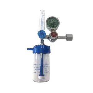 Fabricant CGA540 vanne à oxygène médical Régulateur de pression de gaz avec débitmètre