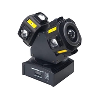 Maxinry Projecteur LED professionnel 3-en-1 à double tête 8x10W, effet faisceau RGB, stroboscope blanc, DMX512, IP33, CRI90, pour scène, DJ, discothèque