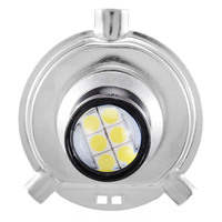 Phares LED H4 pour voiture, moto, camion, bateau, tracteur, remorque, éclairage de travail tout-terrain, SMD 3030, 18 LED, projecteur