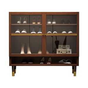 Durable wooden shoe racks shoe shelf storage cabinet large shoe rack