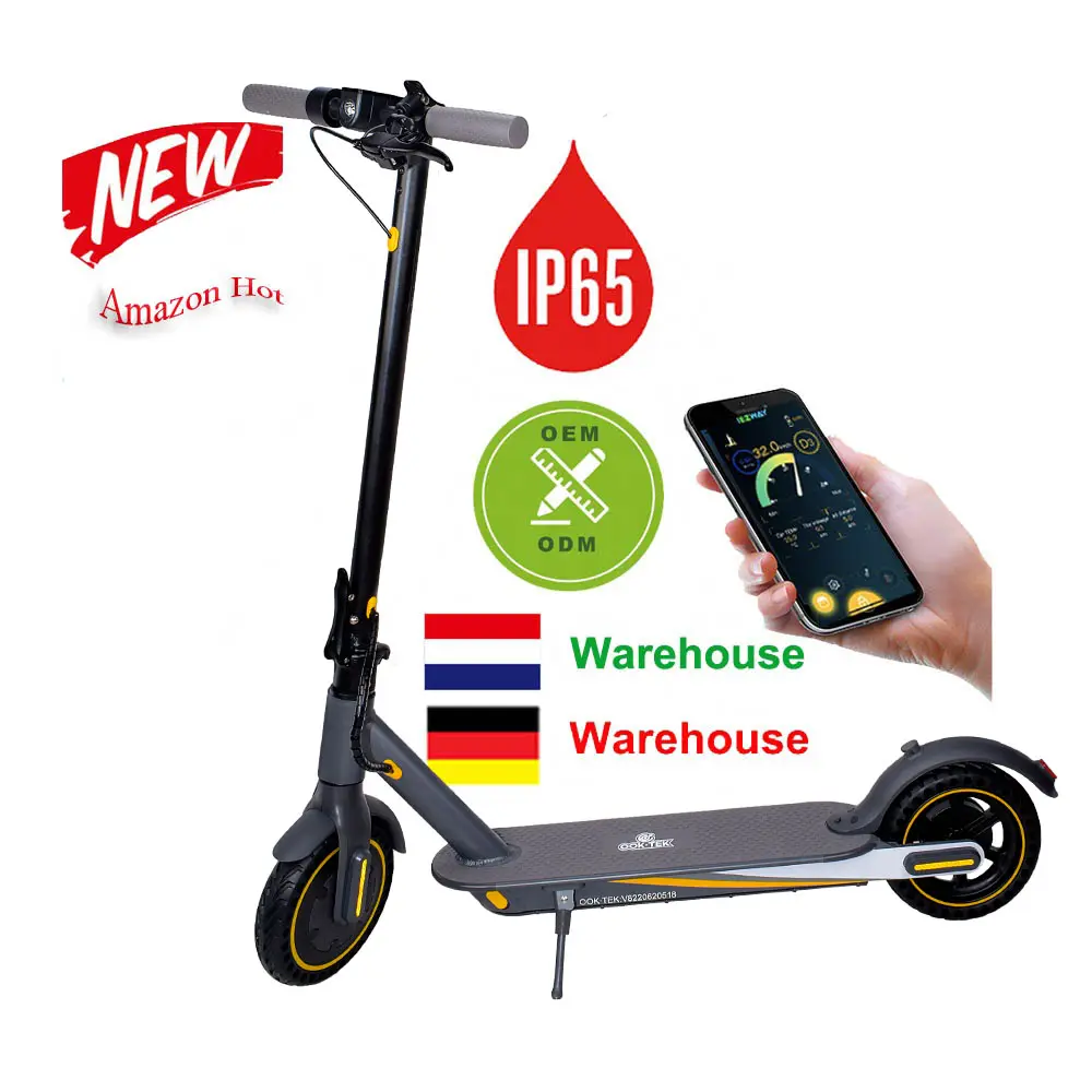 Eu Magazijn Lange Afstand 8.5Inch 10.4ah Hoge Snelheid Opvouwbare Elektrische Scooter Voor Volwassenen