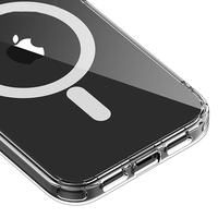 Étui de téléphone magnétique d'origine pour iPhone 14 Pro Max, étui de luxe transparent antichoc pour iPhone 14 15 Promax