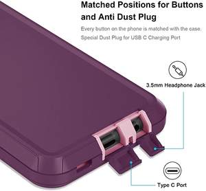 Funda protectora 3 en 1 para teléfono móvil <span class=keywords><strong>Samsung</strong></span>, carcasa resistente a prueba de golpes para <span class=keywords><strong>Galaxy</strong></span> A12, A13, A53, 5G, A22, A32, A23, A73 - Product Image 5