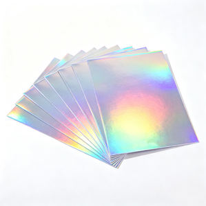 ए 4 होलोग्राफिक लेजर प्रिंट पेपर वाटरप्रूफ विनाइल प्रिंट स्टिकर लेजर इंकजेट प्रिंटिंग - Product Image 1