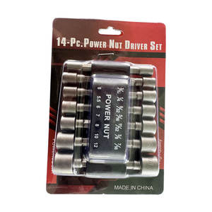 Juego de Destornilladores Eléctricos de 14 Piezas, Métricos e Imperiales, con Vástago Hexagonal de 1/4 de Pulgada, Herramienta Neumática para Reparaciones del Hogar - Product Image 1