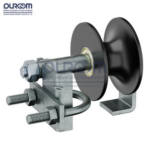 Rouleau de porte coulissante de garage en <span class=keywords><strong>nylon</strong></span> de 4 pouces, porte coulissante moderne, finition naturelle, léger, durable, roulement lisse - Product Image 2