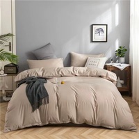 Ensemble de draps de lit Modal de luxe, couleur unie, doux, pour hôtel, vente en gros