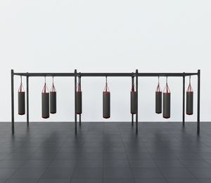 Plataforma de almacenamiento para competición multiestación de dominadas independiente y resistente <span class=keywords><strong>con</strong></span> objetivo de bola - Product Image 1