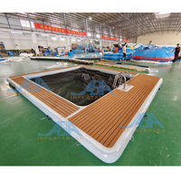 Plateforme flottante gonflable pour loisirs aquatiques, île flottante, ponton pour jet ski, matériau DWF