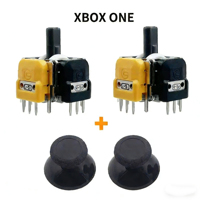 Pièces de rechange pour joystick en plastique à effet Hall pour manettes filaires Pro, One Series S et X