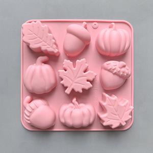 <span class=keywords><strong>Moule</strong></span> à gâteau en silicone de qualité alimentaire à 9-18 cavités, formes variées de fleurs et de plantes, pour chocolat, bonbons, gelée et savon artisanal DIY - Product Image 4