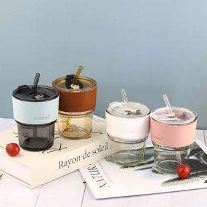 Gobelet en verre écologique avec logo personnalisable pour les mariages, cadeau pratique et créatif pour les invités - Product Image 1