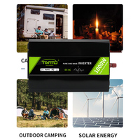 L'onduleur à onde sinusoïdale Pure TIANMO 1000W convertit DC 12V en AC 120V, avec affichage numérique LCD, télécommande filaire, pour RV, Camping,