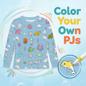 2Pcs DIY Bamboo Viscose Colorable Pajamas Unisex Colorful Bamboo Painting Sleepwear Pajamas Pants With Non Toxic Markers