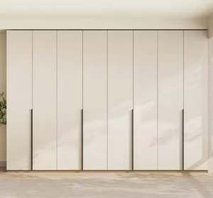 Personnalisé moderne minimaliste en bois double garde-robe écologique design pour chambre à coucher - Product Image 4