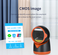 Escáner de Códigos QR Omnidireccional de Manos Libres para Supermercados, Escáner de Códigos de Barras de Sobremesa 2D, Lector de Códigos de Barras de Escritorio para Sistema POS