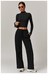 Spring High-waisted Loose <strong>Sports</strong> Sweatpants Pockets Straight Casual <strong>Trousers</strong> Outside Wear Versatile <strong>Sports</strong> <strong>Trousers</strong> <strong>Women</strong> - Product Image 2