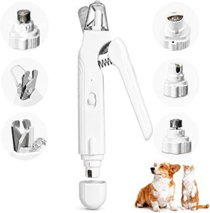 Cortauñas Eléctrico Recargable para Mascotas - Cuidado de Patas sin Dolor - 3 Tamaños de Rejillas para Mascotas Pequeñas, Medianas y Grandes - Product Image 1