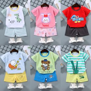 Nuova moda abbigliamento Casual <span class=keywords><strong>da</strong></span> ragazza Set 2 pezzi <span class=keywords><strong>giochi</strong></span> per bambini all'aperto Set di pantaloncini <span class=keywords><strong>da</strong></span> t-shirt con stampa modello carino all'ingrosso - Product Image 5