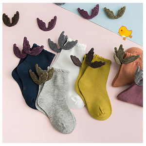 Adorabili citazioni calze di moda per bambini comode calze di cotone per bambini ali d'angelo calzini per bambini - Product Image 3